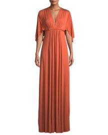 Rachel Pally V-Neck Kimono-Sleeve Empire-Waist Caftan Dress at Neiman Marcus